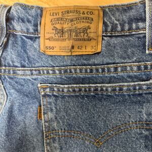 Levi's Vintage 550 42x 30 Relaxed Fit‎ Tapered Leg